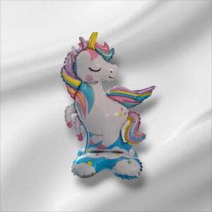 Standing animal foil balloon - Unicorn